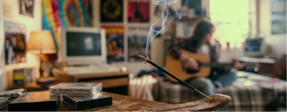 Incense and Vinyl - records, incense, and cozy aesthetic