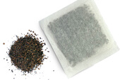 Black tea, bulk tea bags image