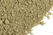 Plantain herb, powder, organic image