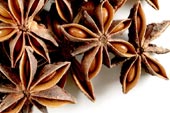 Star anise, whole image