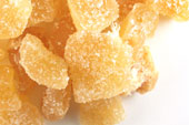 Ginger root, crystallized, pieces image